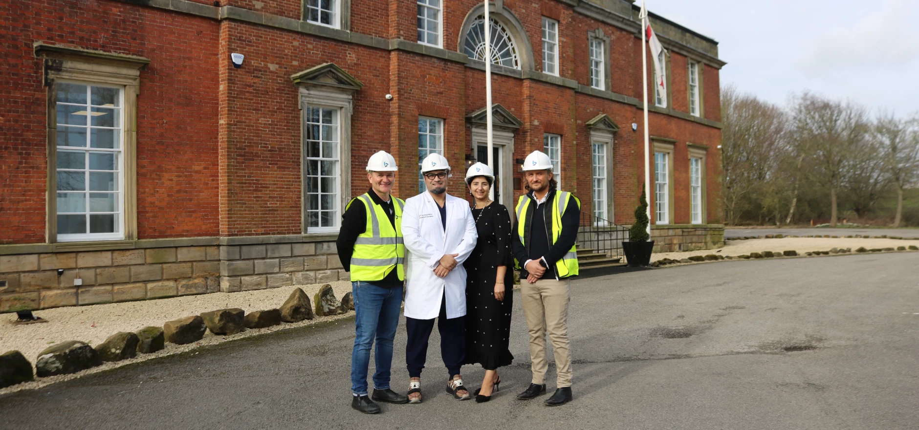 Glenn Brookes, Dr Arshad, Ms Sommiya and Jonathan Erkulis.